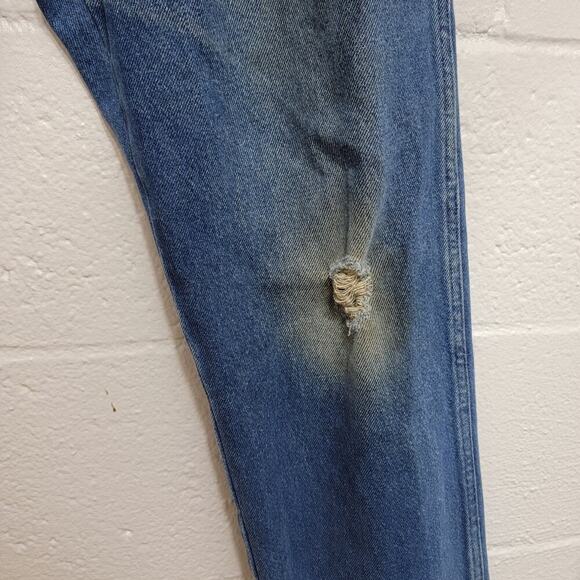 VTG Distressed Rustler Jeans 32 - Picture 4 of 10